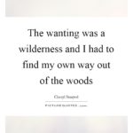 wanting